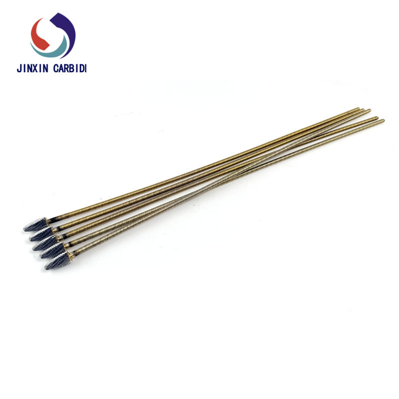 carbide burrs with flexible shaft نتوءات كربيد بعمود مرن