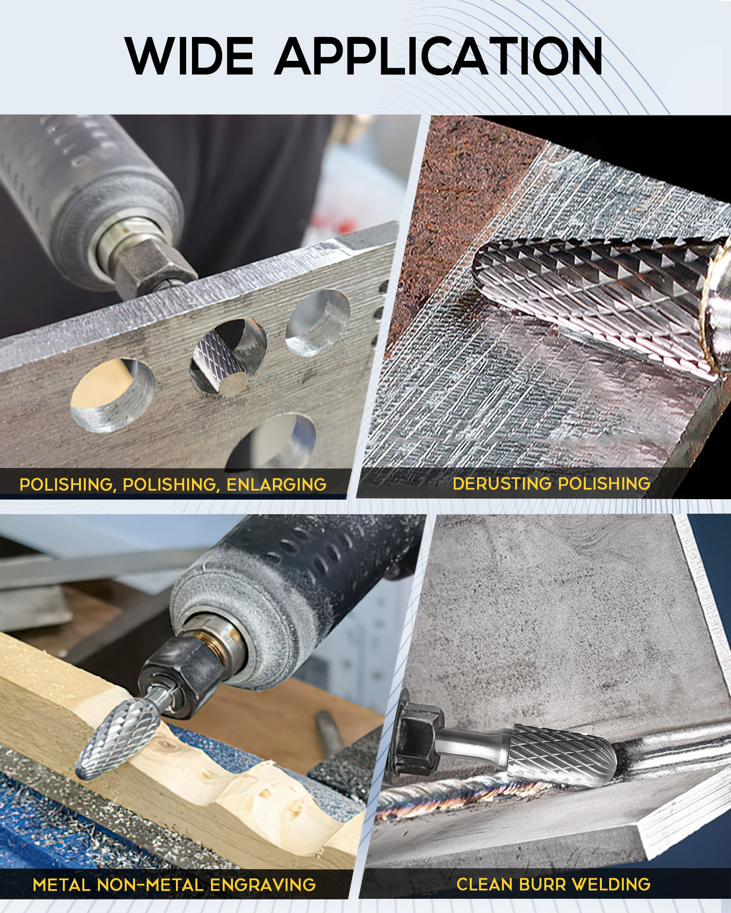 تطبيق نتوءات كربيد